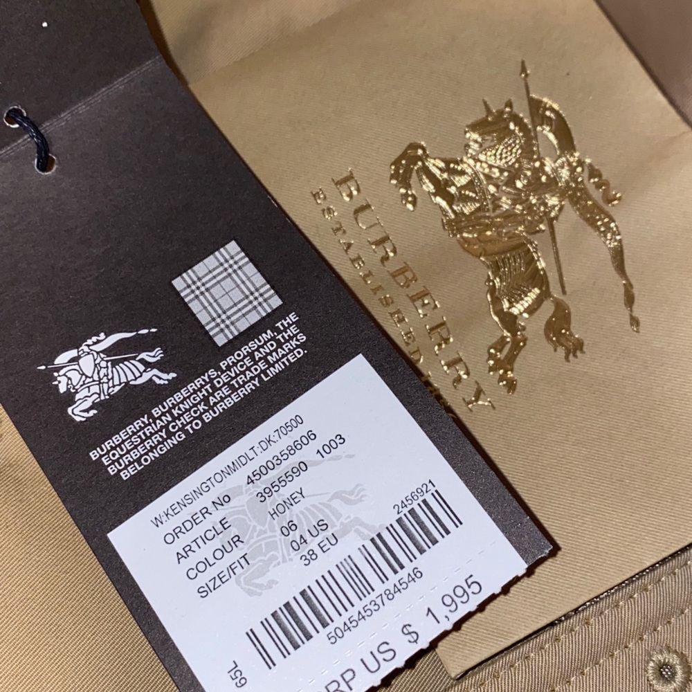 Burberry trench coach with leather details - Picture 11 of 12